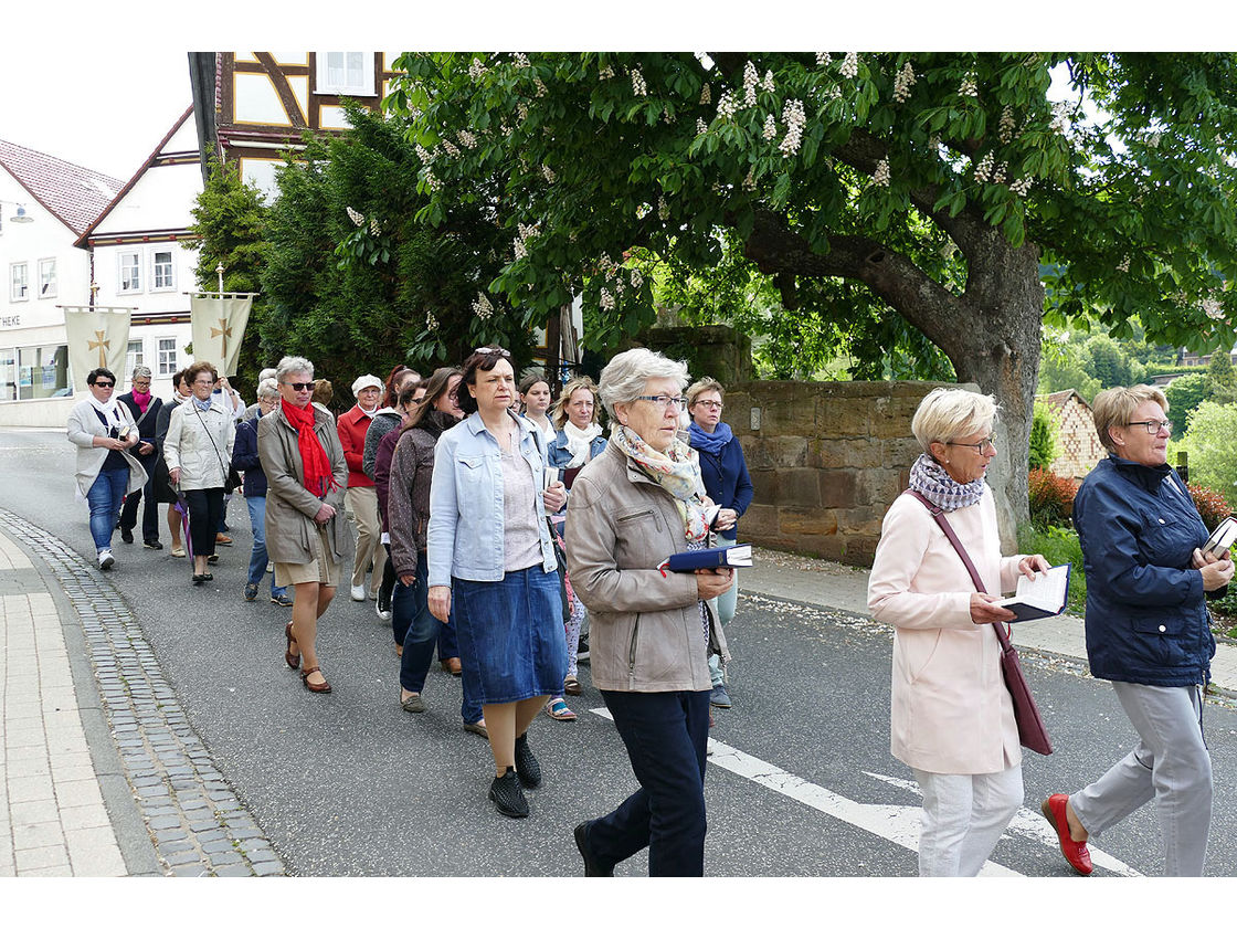 Bittprozession an Christi Himmelfahrt (Foto: Karl-Franz Thiede)